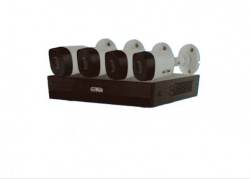 Kit de videovigilancia  SAXXON SUA-KIT/XVR1E04-I/4-B10P-0280B